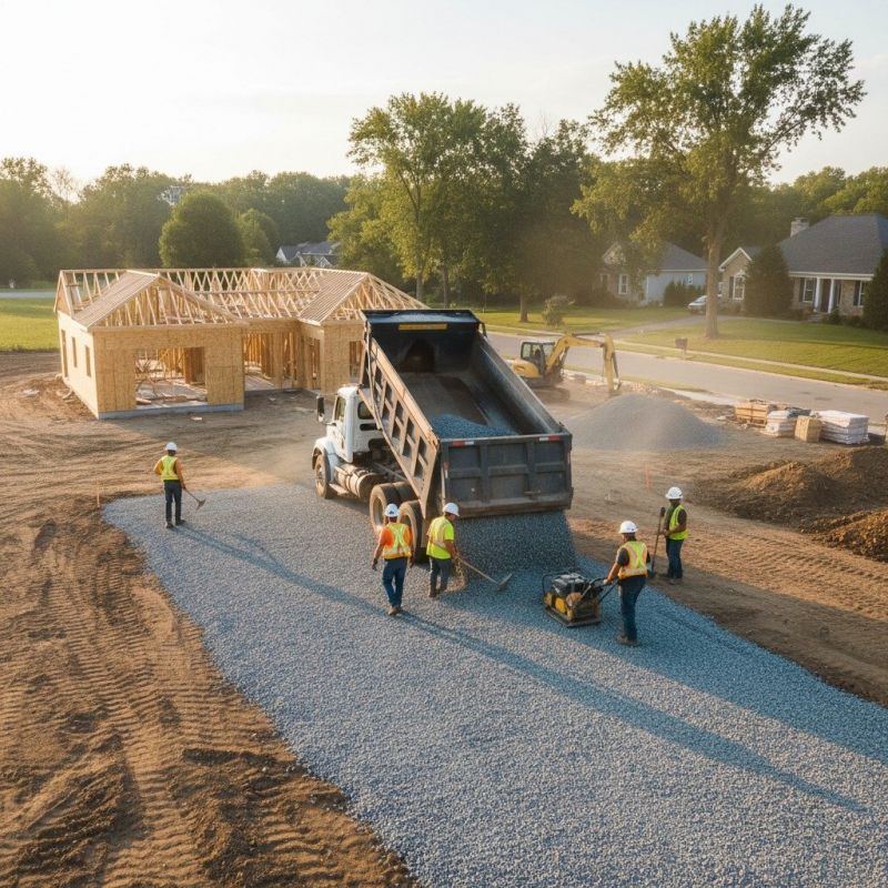 Gravel Delivery And Spreading