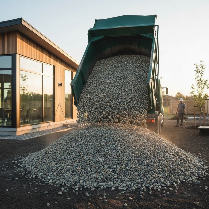 Gravel Delivery And Spreading detail