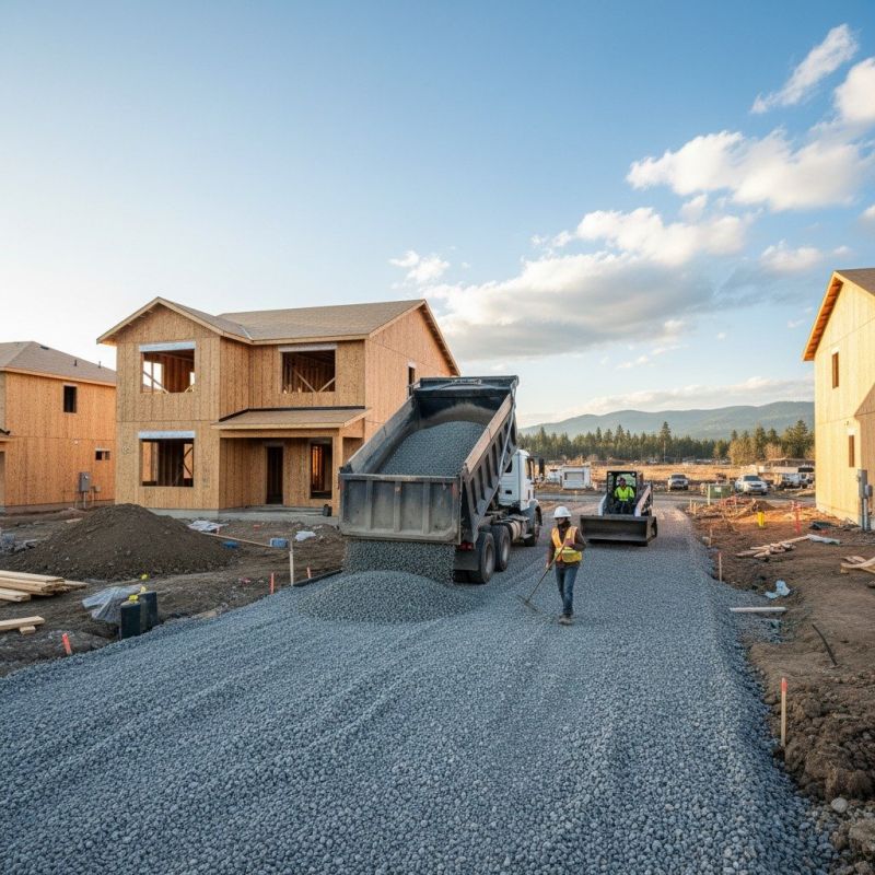 Gravel Delivery And Spreading detail